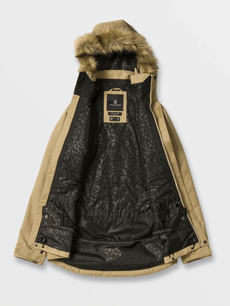 Fawn Insulated Jacke - DARK KHAKI
