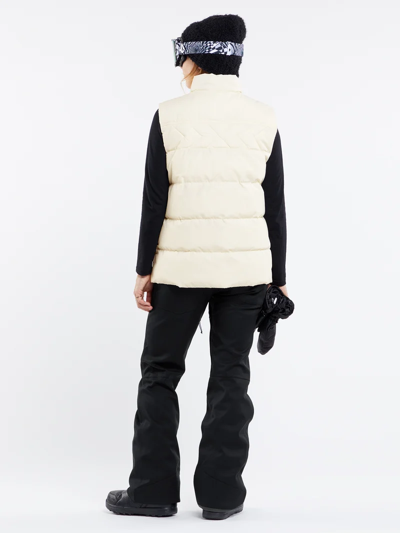 Stone Castine Puff Weste - MOONBEAM