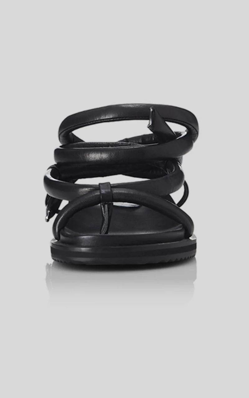 Alias Mae - Soki Sandals in BLACK LEATHER