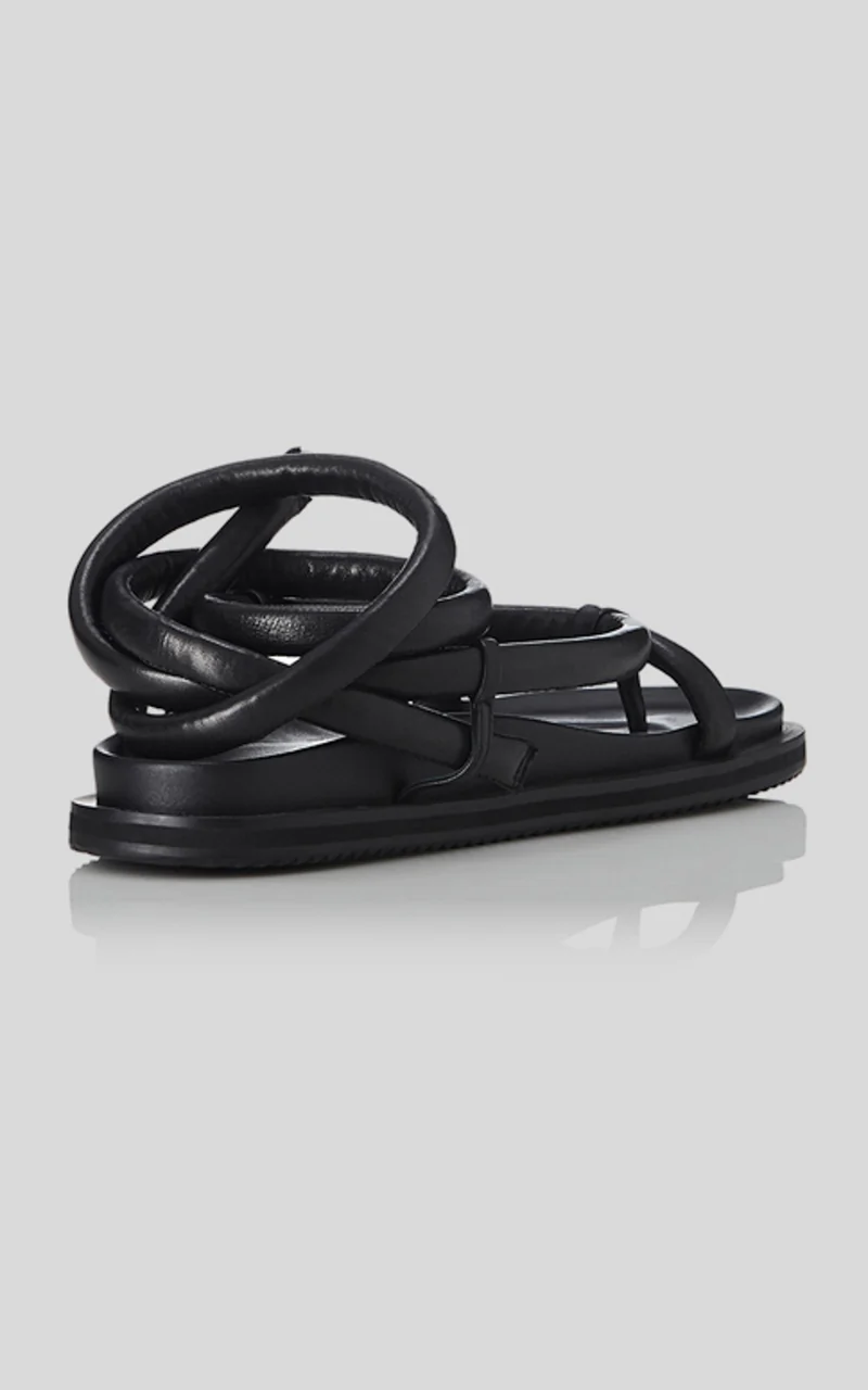 Alias Mae - Soki Sandals in BLACK LEATHER