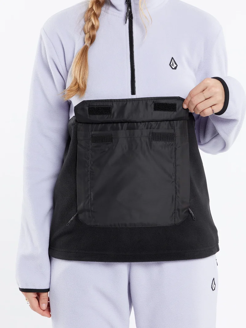 Polar Half-Zipped Sweatshirt - LILAC ASH