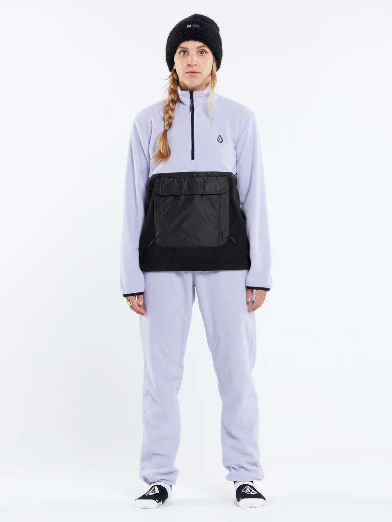 Polar Half-Zipped Sweatshirt - LILAC ASH