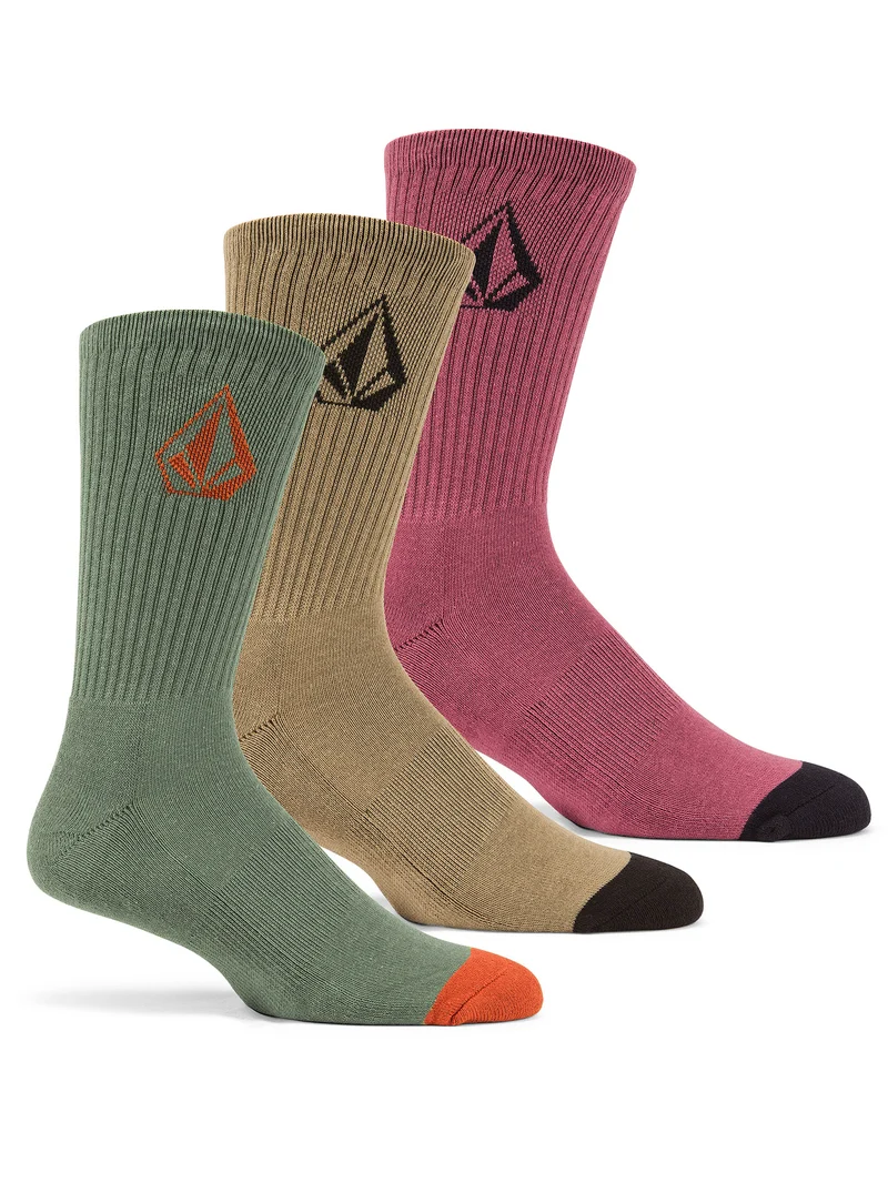 Full Stone Socken (3er Pack) - AGAVE