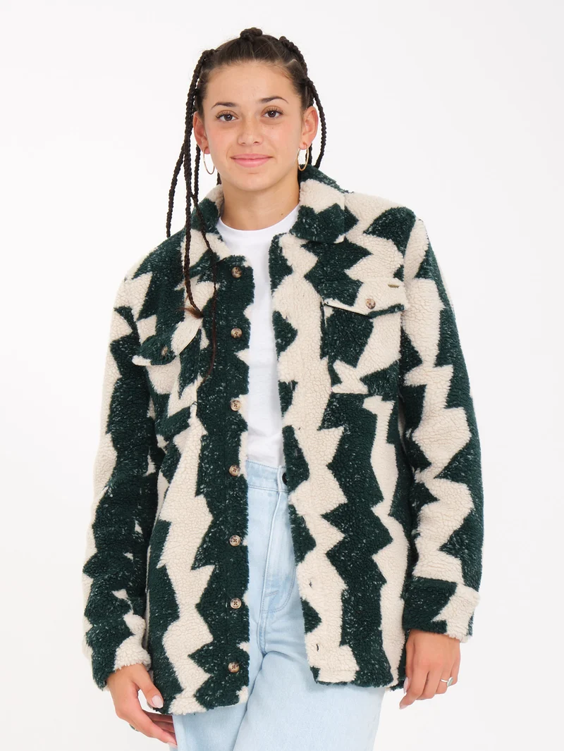Silent Sherpa Jacke - PONDEROSA PINE