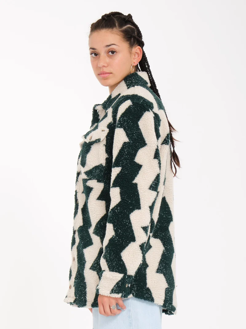 Silent Sherpa Jacke - PONDEROSA PINE