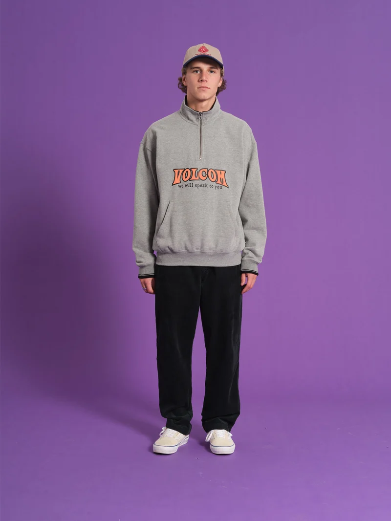 Varsity Sweatshirt - HEATHER GREY