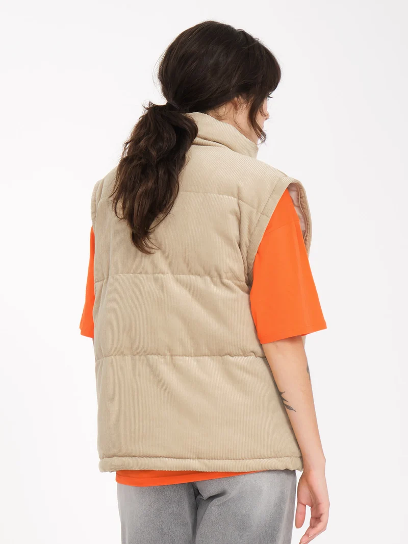 Cord'N Puff Jacke - KHAKI