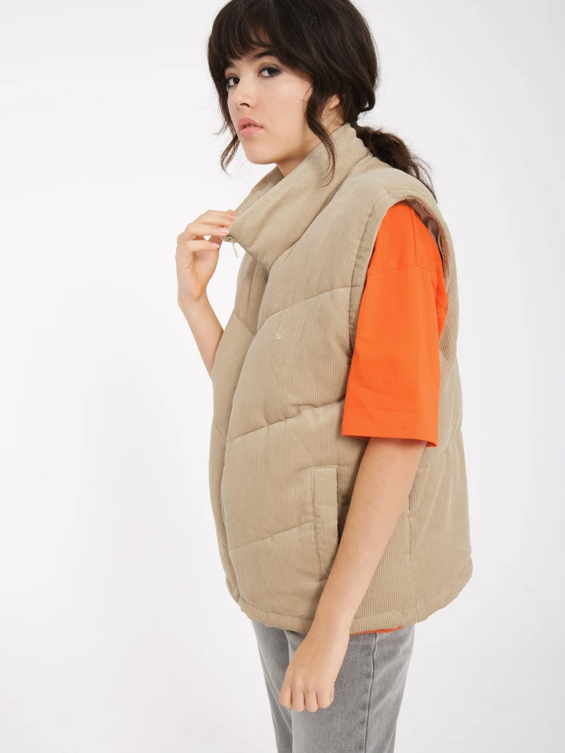 Cord'N Puff Jacke - KHAKI