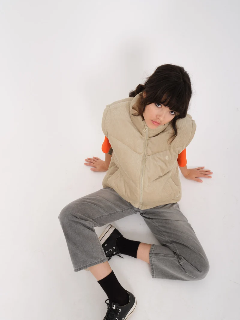 Cord'N Puff Jacke - KHAKI
