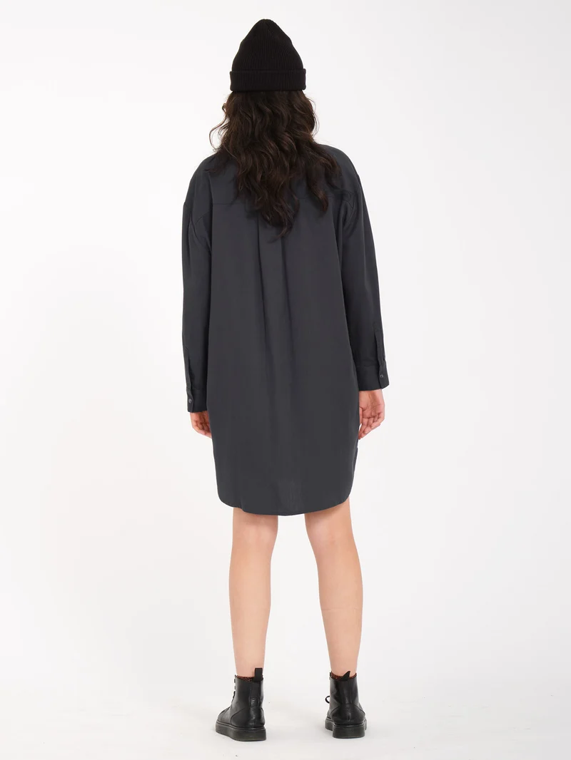 Max Sherman Kleid - HEATHER BLACK