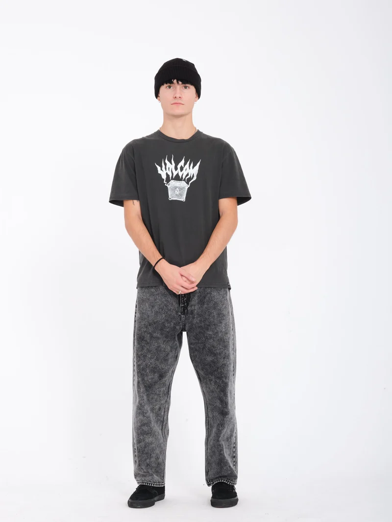 Amplified Stone T-Shirt - BLACK