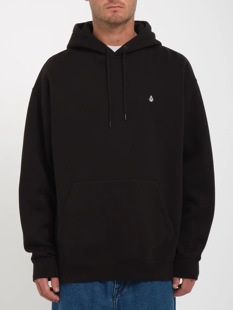 Single Stone Kapuzenpullover - BLACK