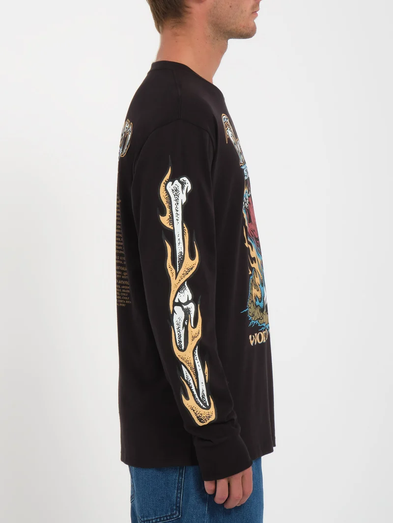 Stone Ghost T-shirt - BLACK