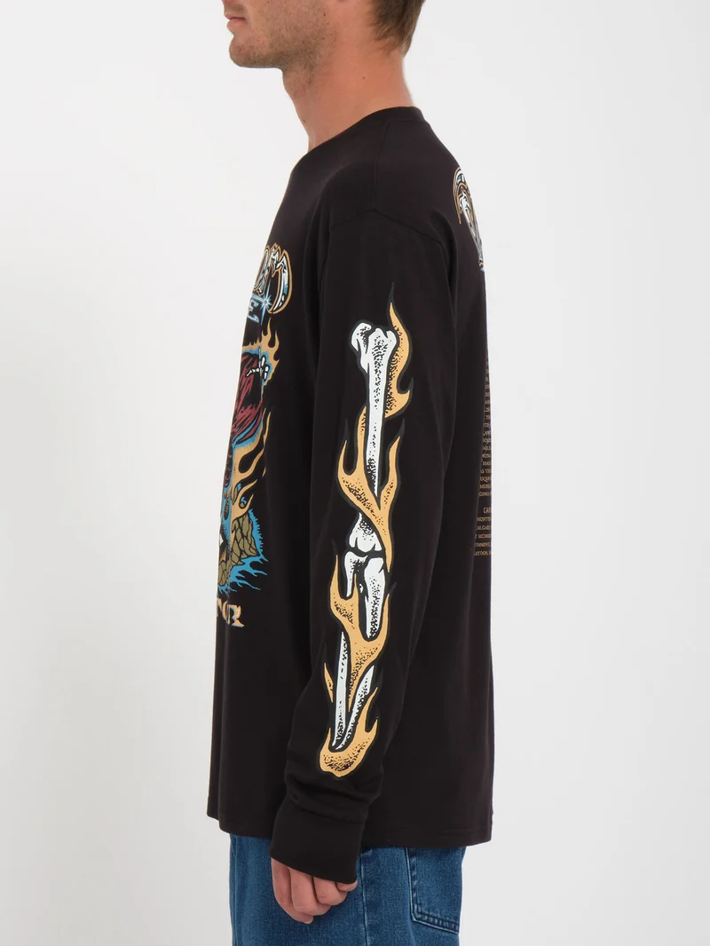 Stone Ghost T-shirt - BLACK