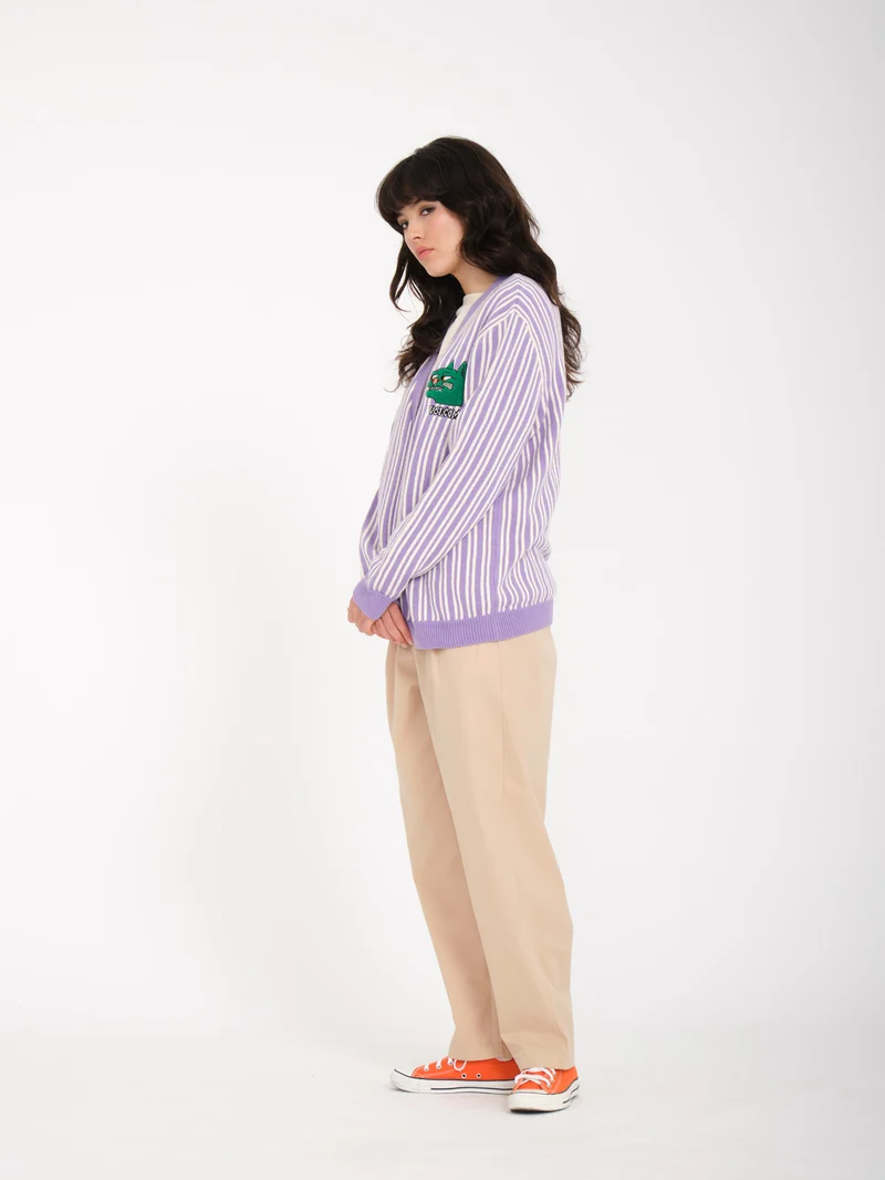 Nando Von Arb Strickjacke - PAISLEY PURPLE
