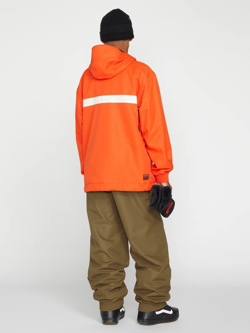 Longo Pullover Jacket - Orange Shock