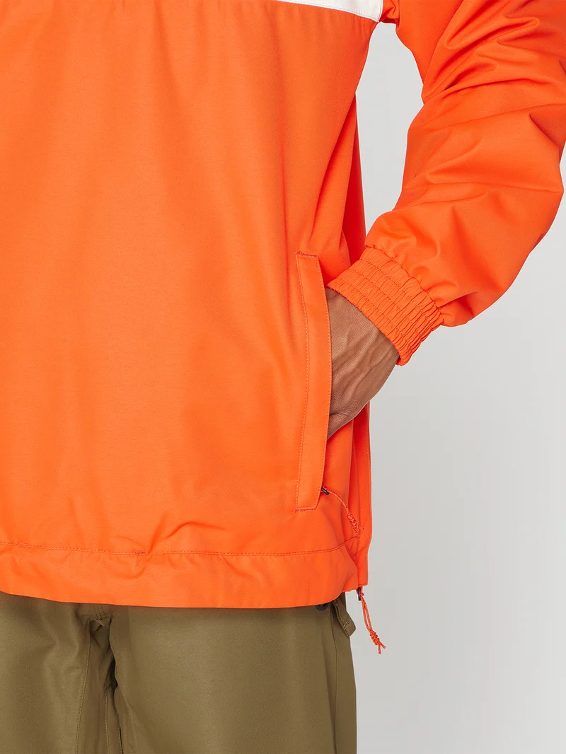 Longo Pullover Jacket - Orange Shock
