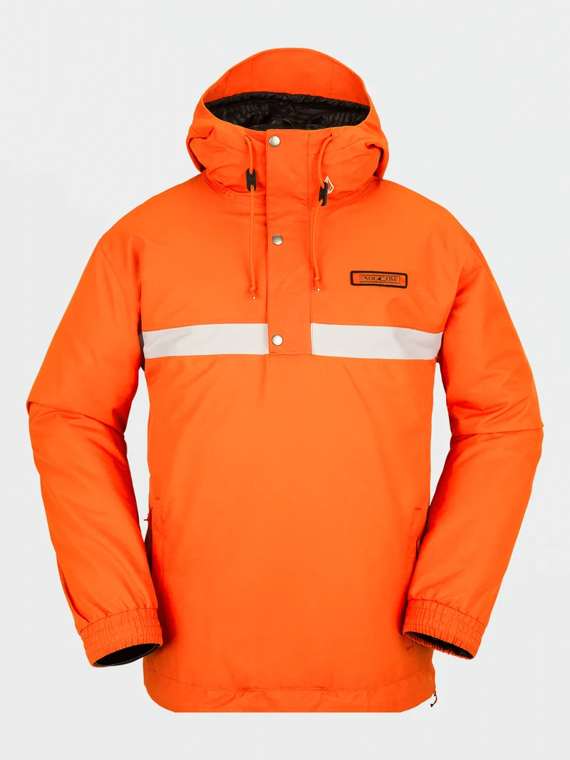 Longo Pullover Jacket - Orange Shock