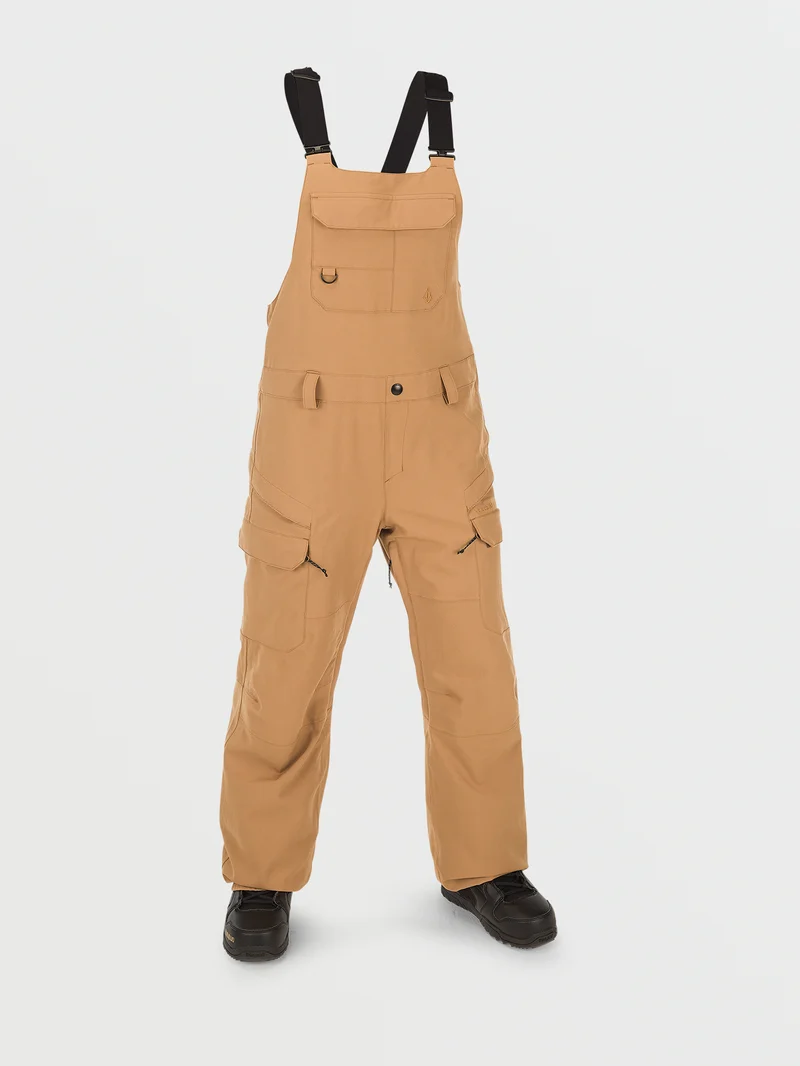 Creston 3D Stretch Bib Overall - Caramel