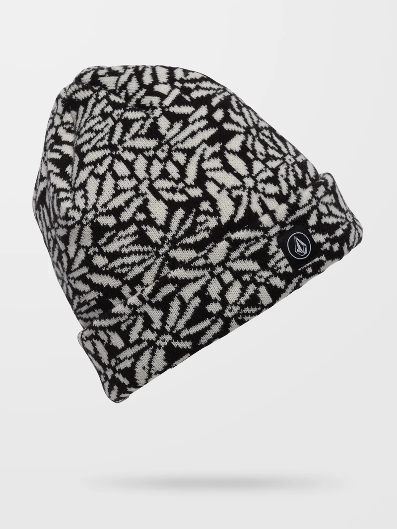 Full Stone Jacquard Mütze - BLACK