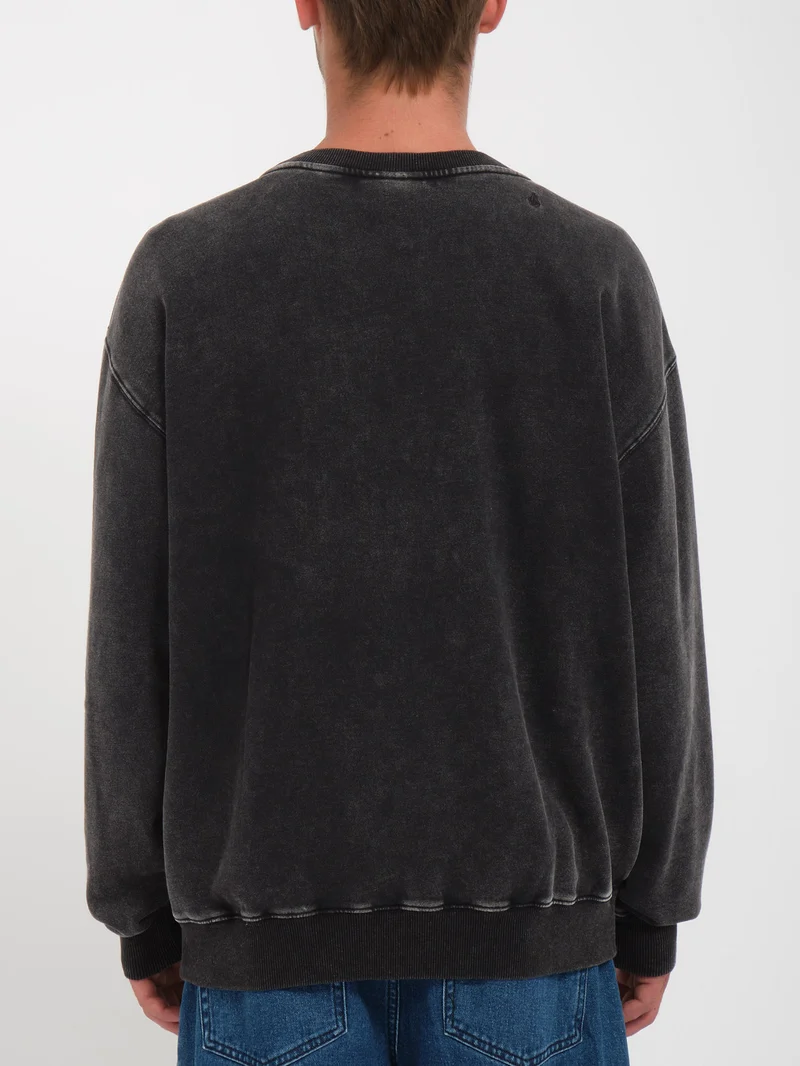 Acid Wall Sweatshirt - BLACK