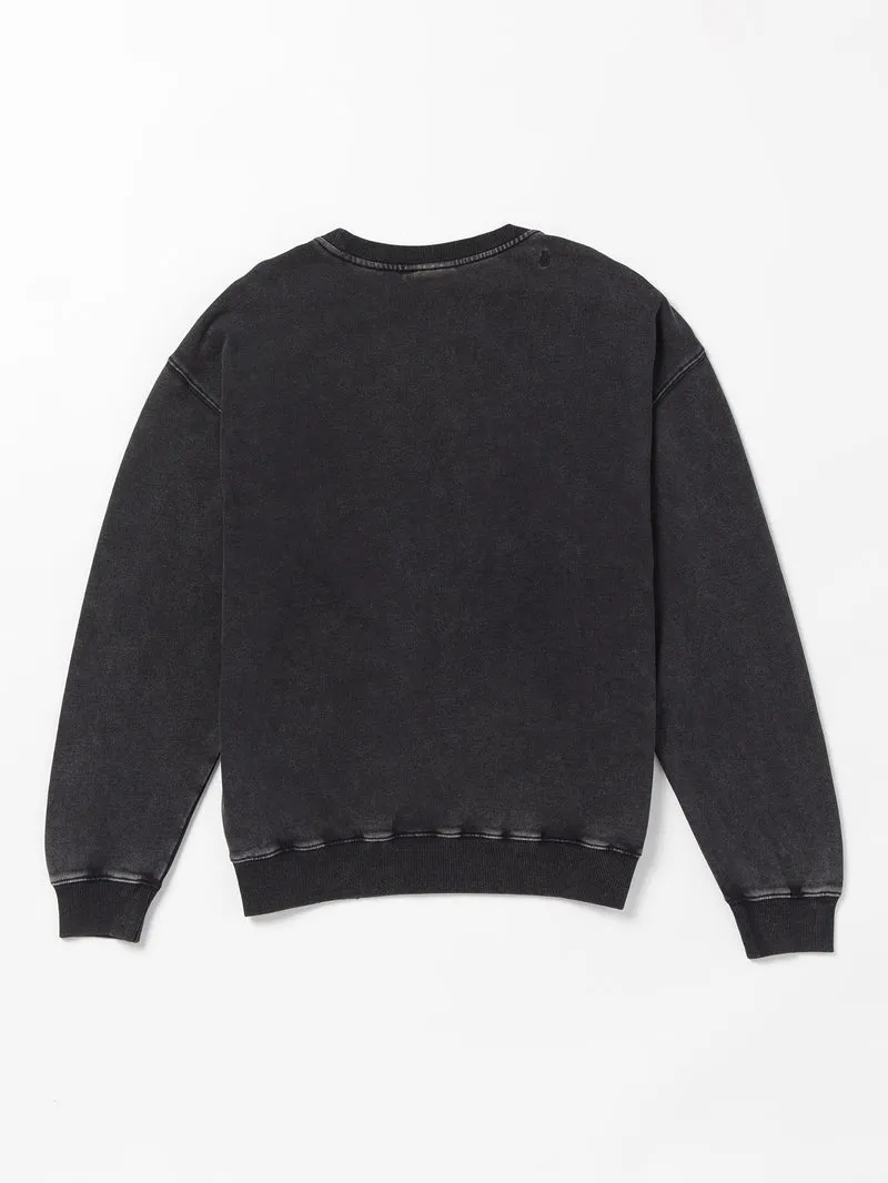 Acid Wall Sweatshirt - BLACK
