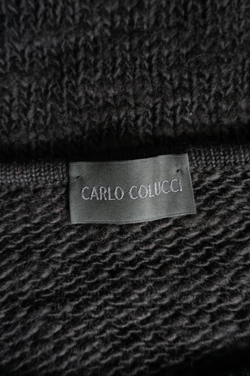 Vintage 90s Goth Pullover, Carlo Colucci, S–M