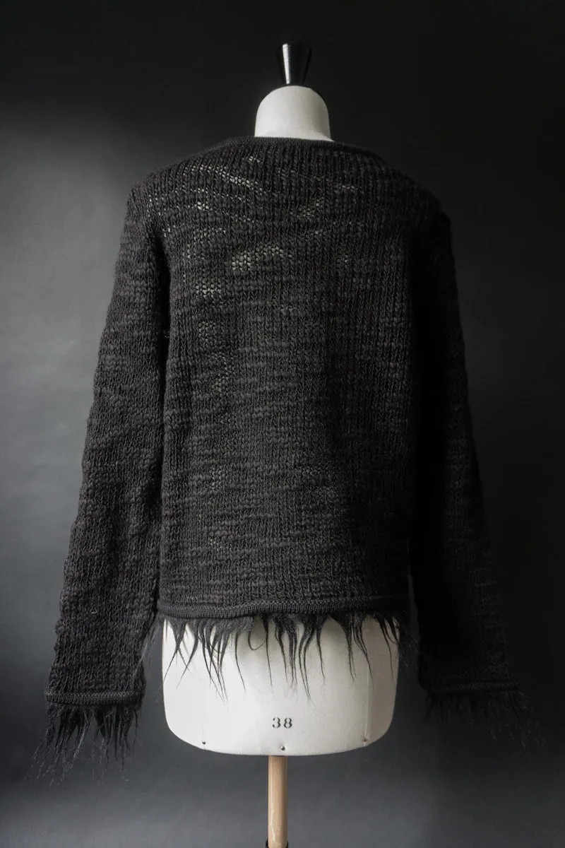 Vintage 90s Goth Pullover, Carlo Colucci, S–M