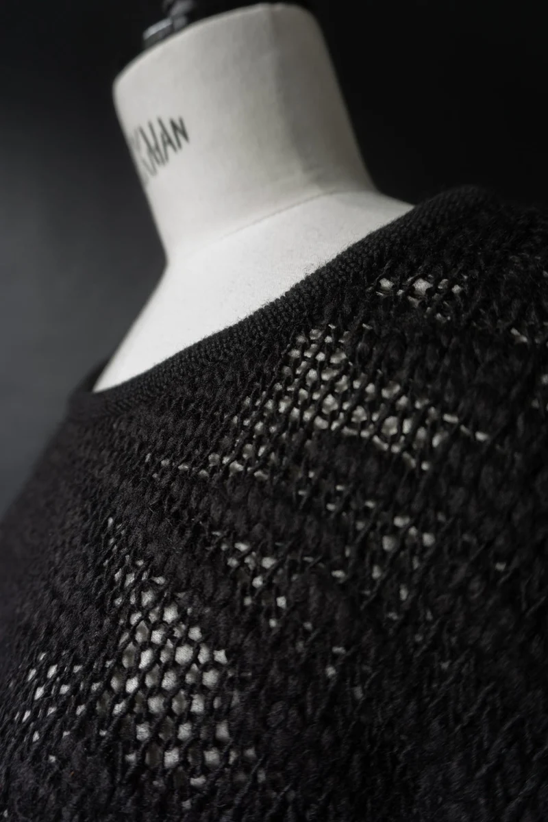 Vintage 90s Goth Pullover, Carlo Colucci, S–M