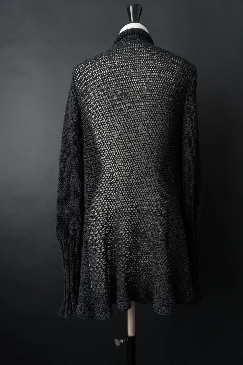 Vintage witchy Cardigan, Seide, S–M