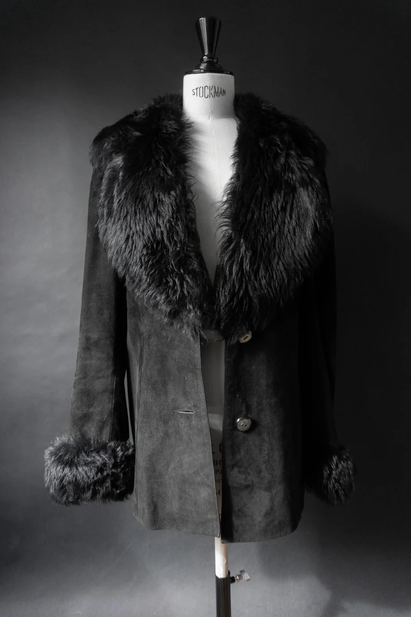 Vintage 80s Lederjacke, Pennylane, M–L