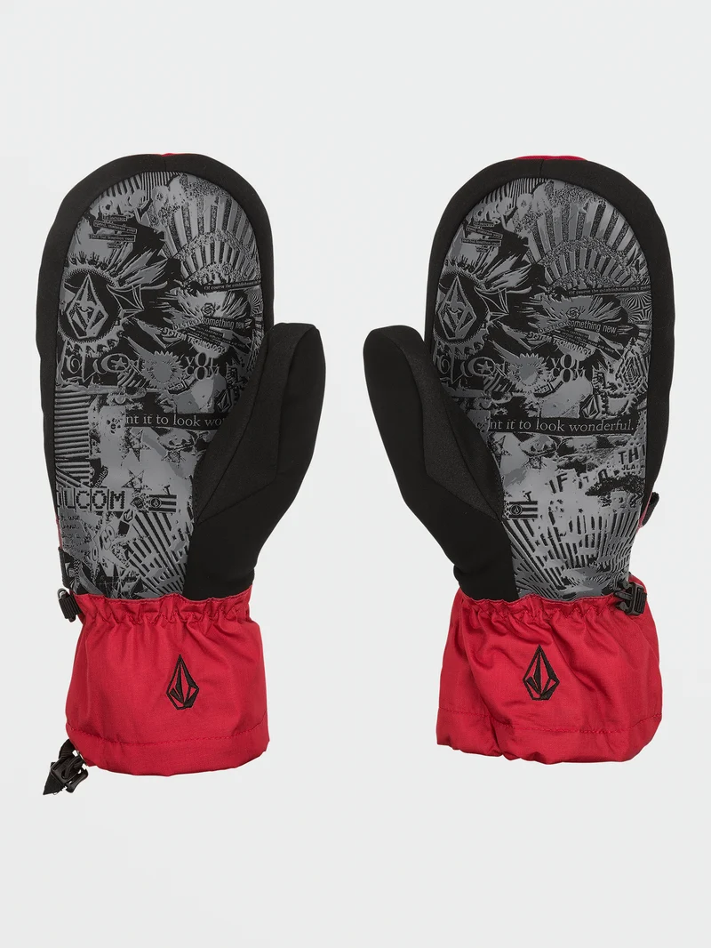 Stone Brighton Mittens - Red