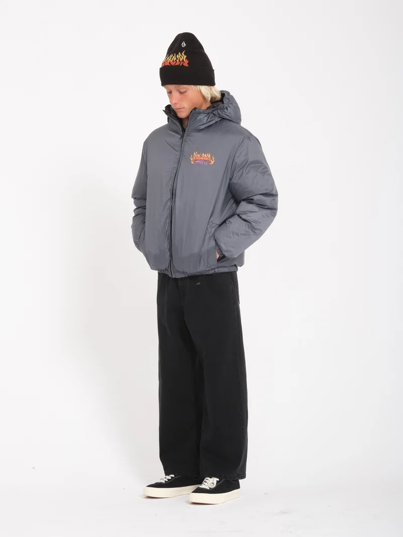 Iconic Jacke (wendbar) - BLACK - (KINDER)