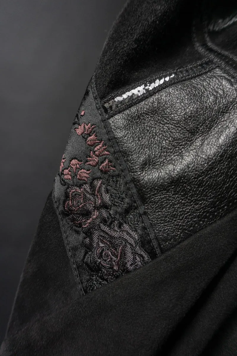 Vintage 80s Lederjacke, Dark Folklore, M–L