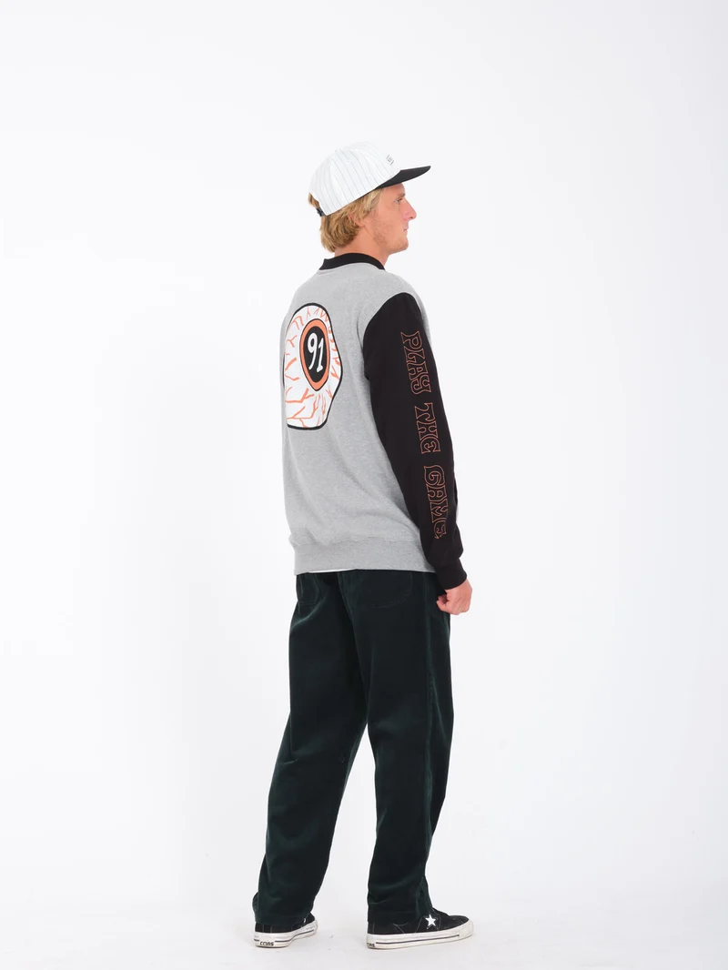 Nando Von Arb Zip Sweatshirt - HEATHER GREY