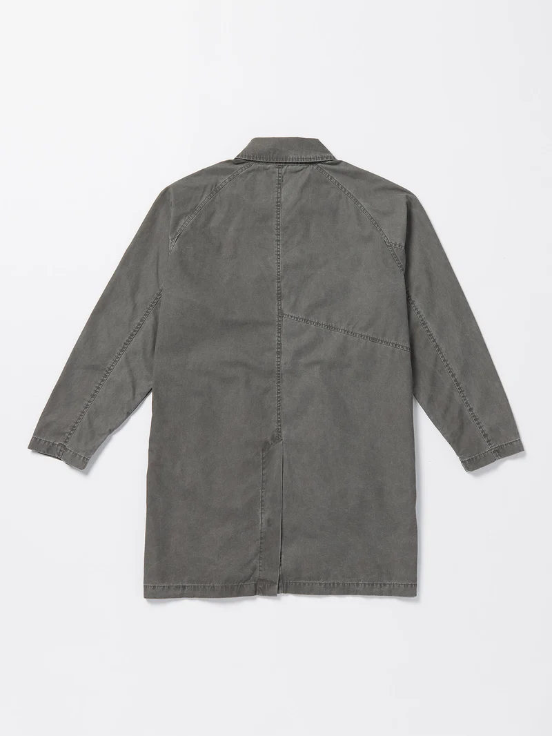 V Ent Noa Deane Trenchcoat - HEATHER GREY
