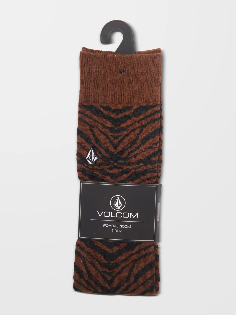 Zebra Socken (3er Pack) - BITTER CHOCOLATE
