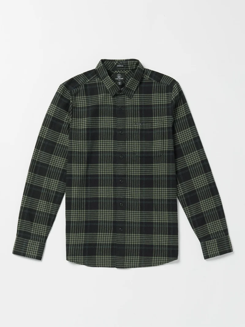 Caden Plaid Hemd - BLACK