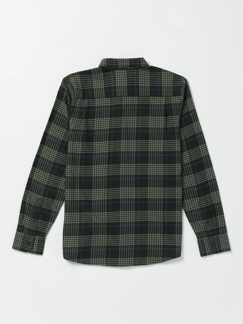 Caden Plaid Hemd - BLACK