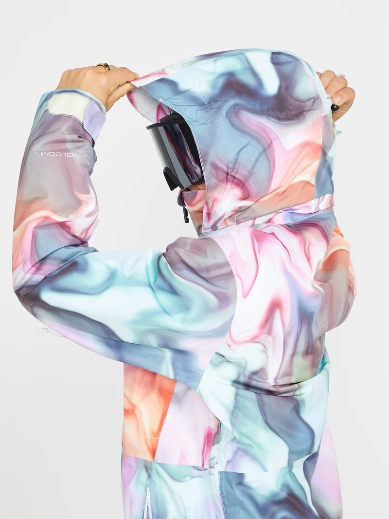 Fern Insulated Gore-Tex Pullover Jacket - Nebula Print