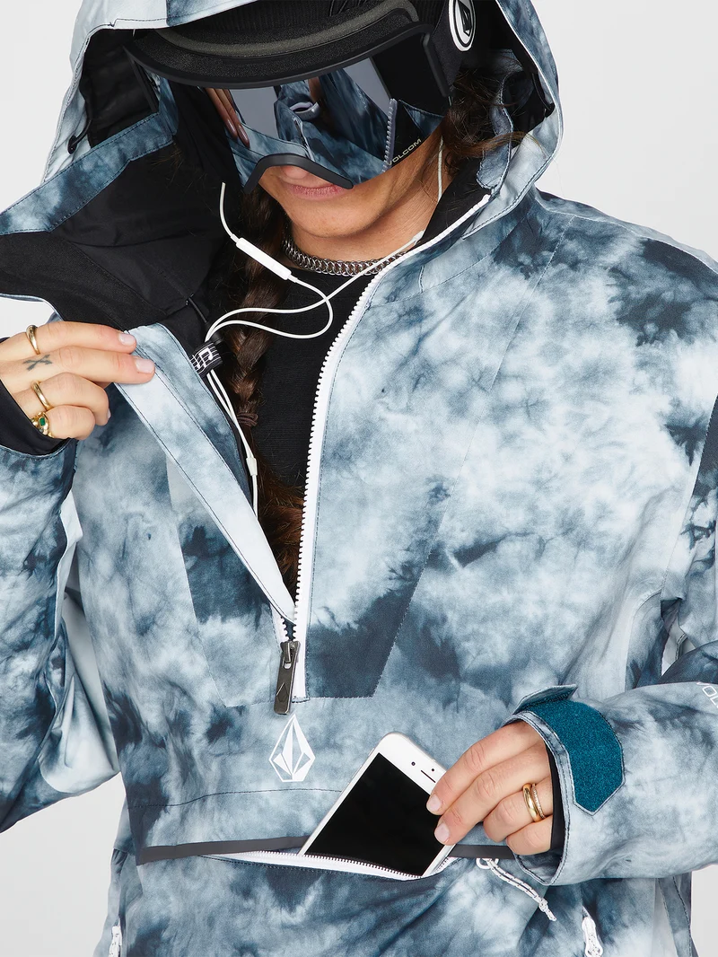 Fern Insulated Gore-Tex Pullover Jacket - Storm Tie-Dye