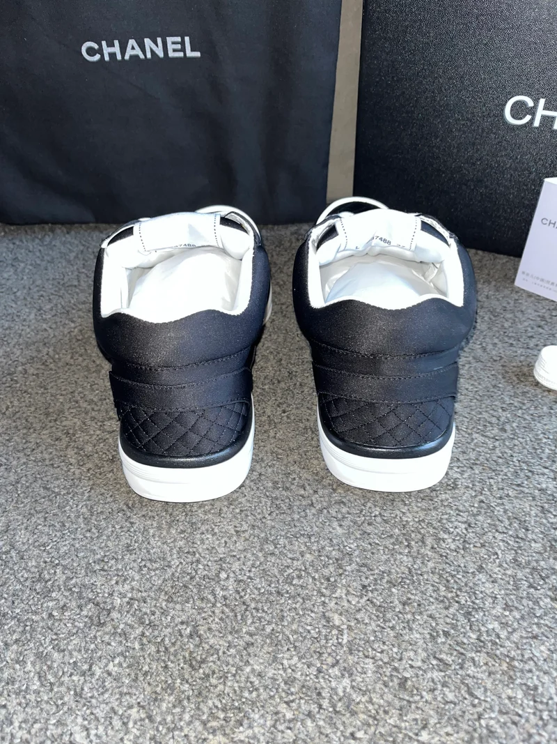 Black Material C Trainers