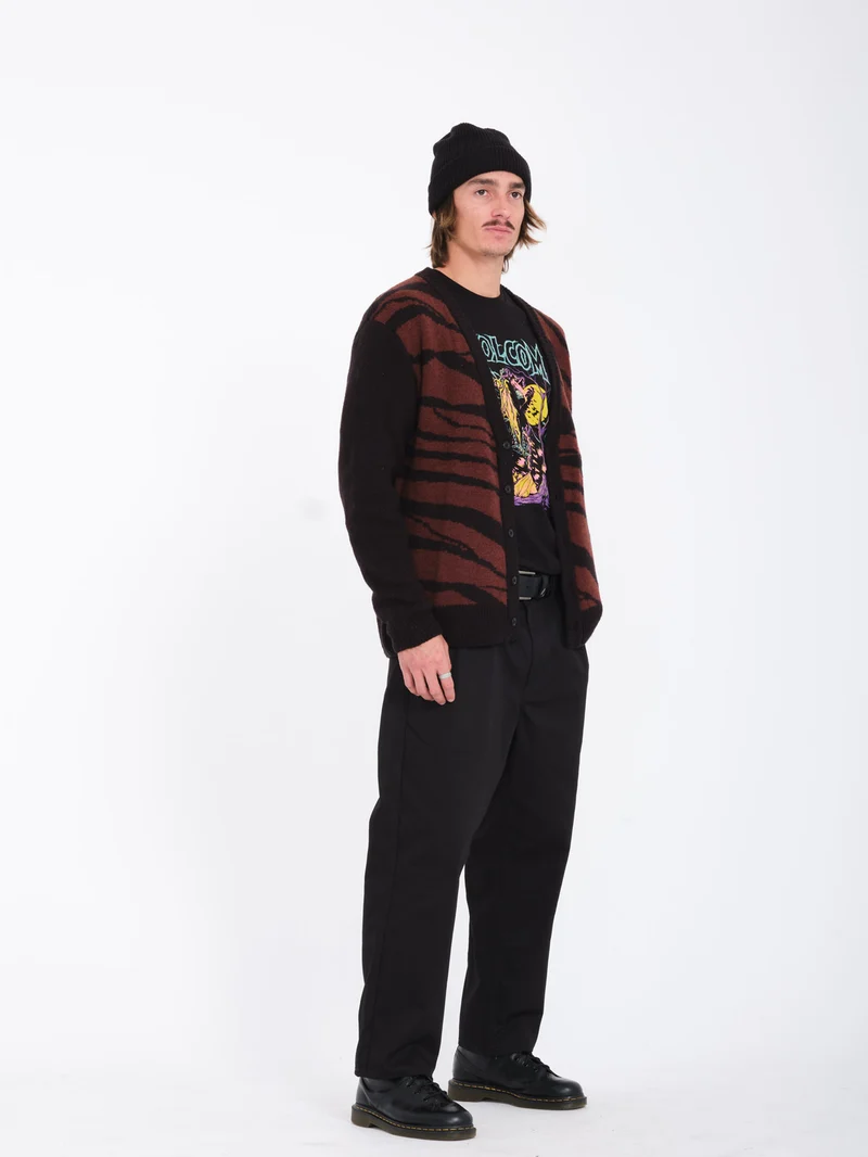 Anarchietour Strickjacke - BLACK