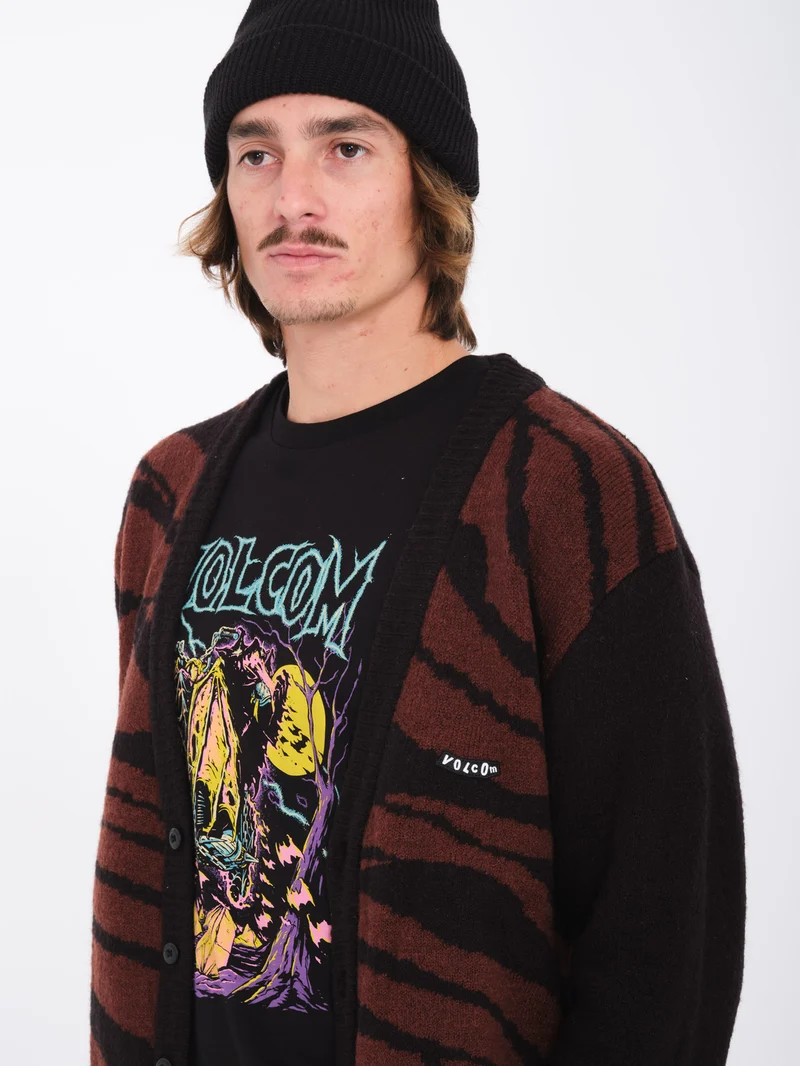 Anarchietour Strickjacke - BLACK