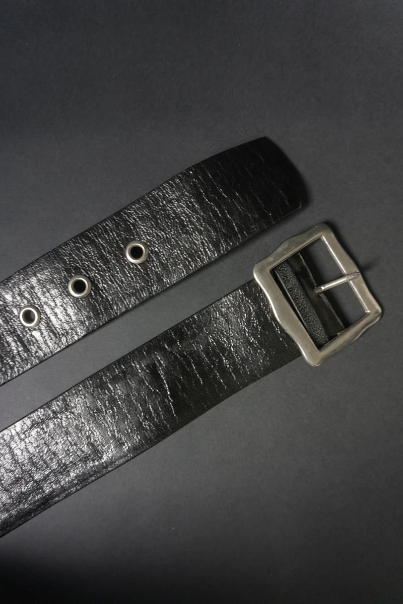 Vintage Gürtel 70er Echtledergürtel, S–M