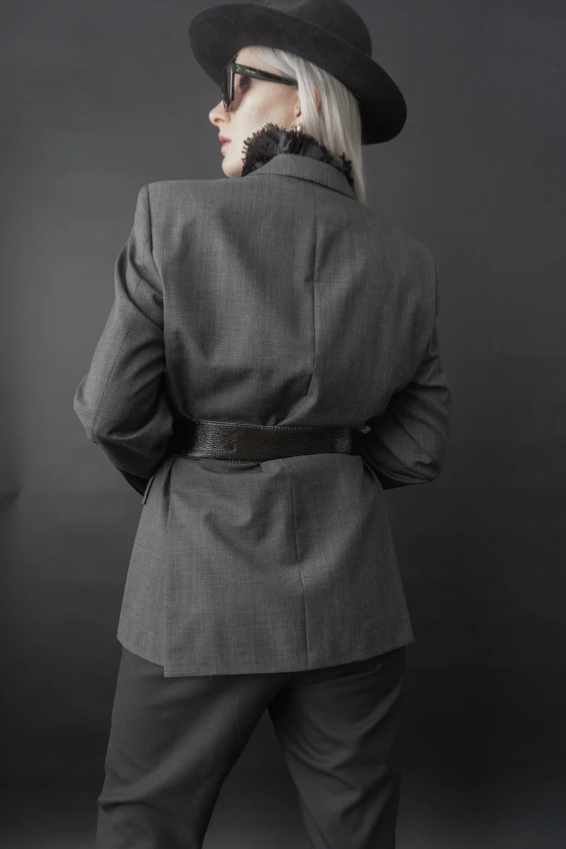 Vintage Aigner Gürtel 70er Lackleder, M–L