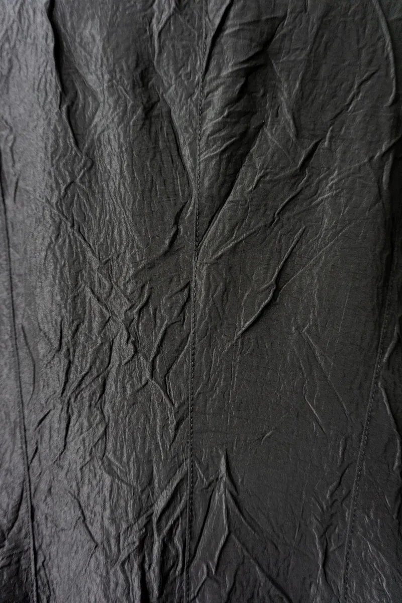 Vintage Goth Mantel, Crinkle, Avantgarde, M–XXL