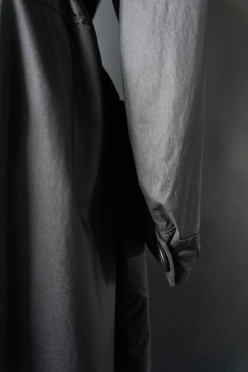 Vintage 90s Issey Miyake White Label Parka mit Kapuze, S–L