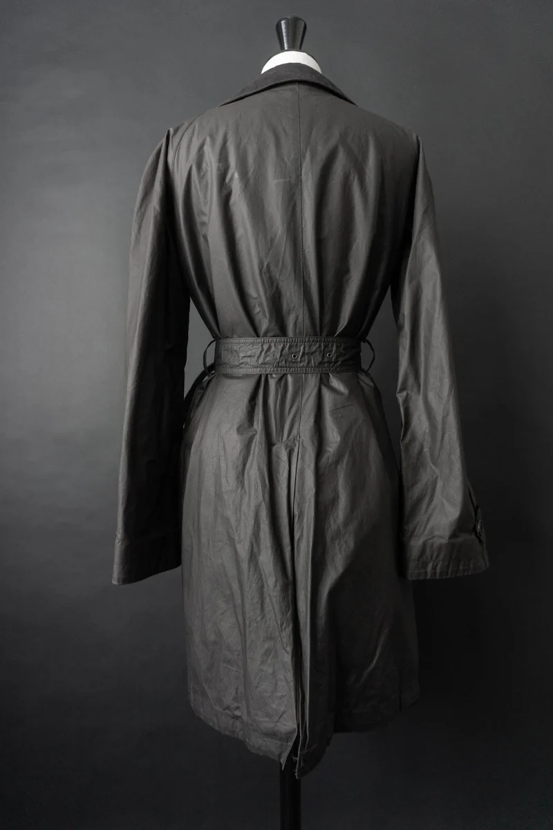 Vintage Belstaff Wachsmantel, Schwarz, S–M