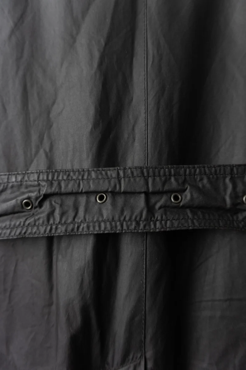 Vintage Belstaff Wachsmantel, Schwarz, S–M